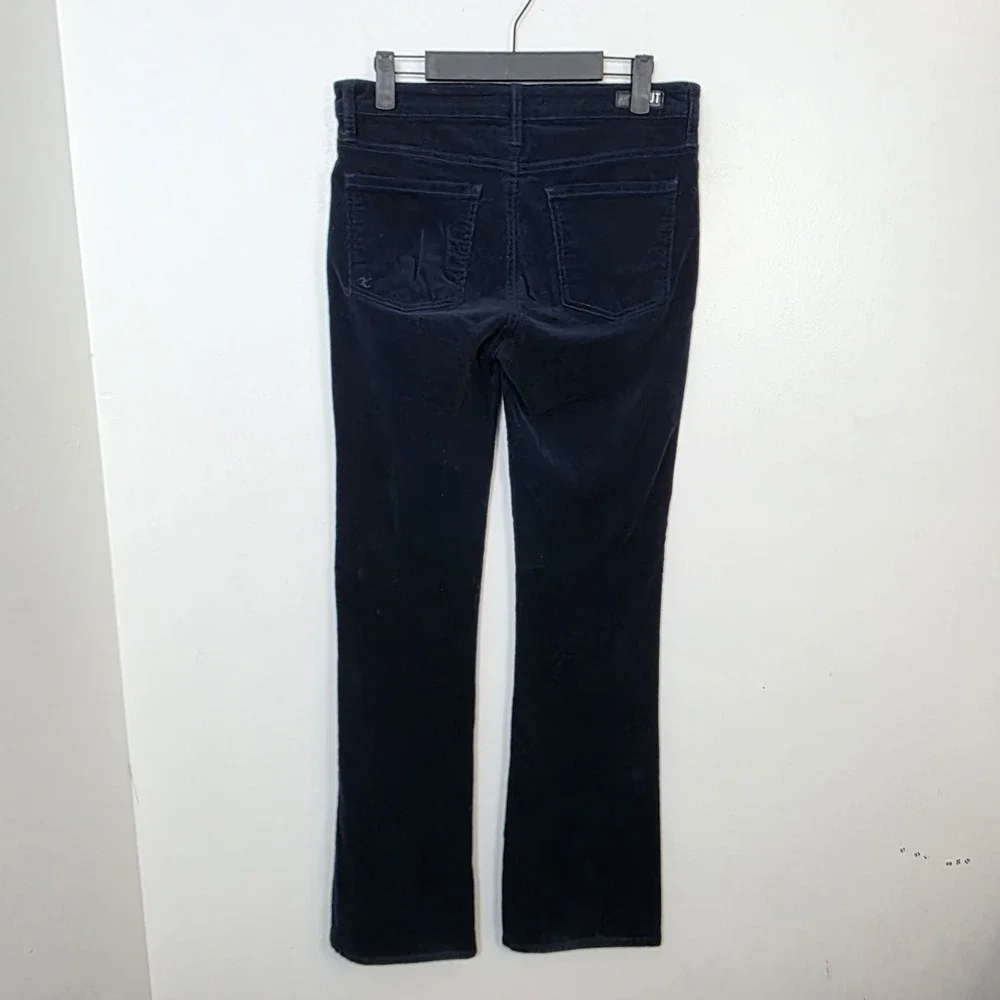 Kut from the Kloth‎ Karen Baby Bootcut Navy Blue Corduroy Pants Size 4 Womens